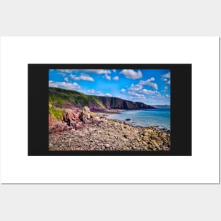 Stackpole Quay Coastline - Rock Formations - Coastal Scenery Posters and Art